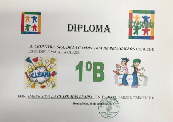 PREMIO ECOESCUELA PRIMER TRIMESTRE