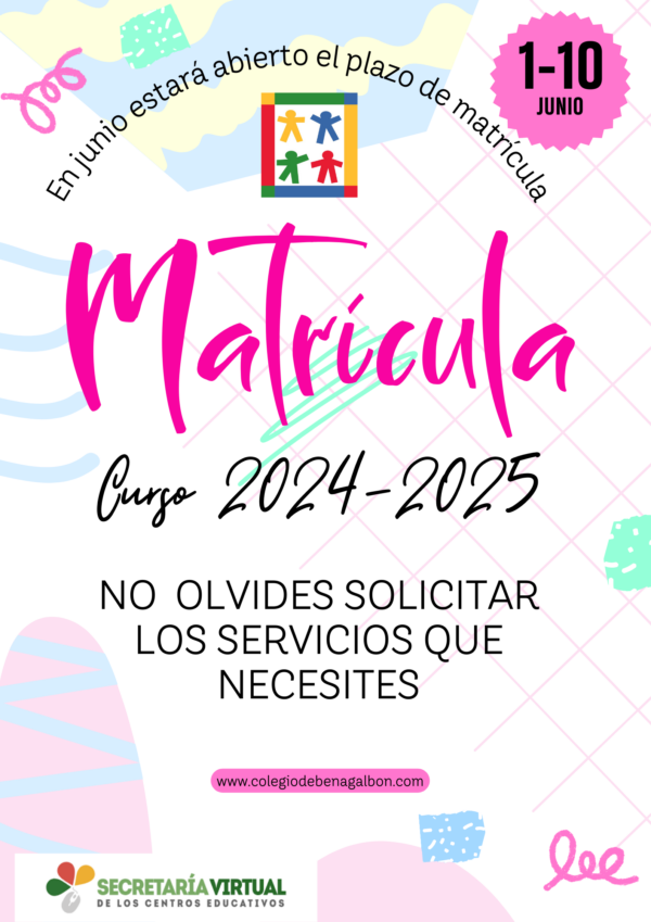 MATRÍCULA 2024-25